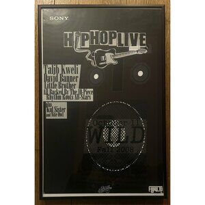 Retro 2008 David Banner Talib Kweli Concert Poster Rap Music HIP HOP MEMORABILIA